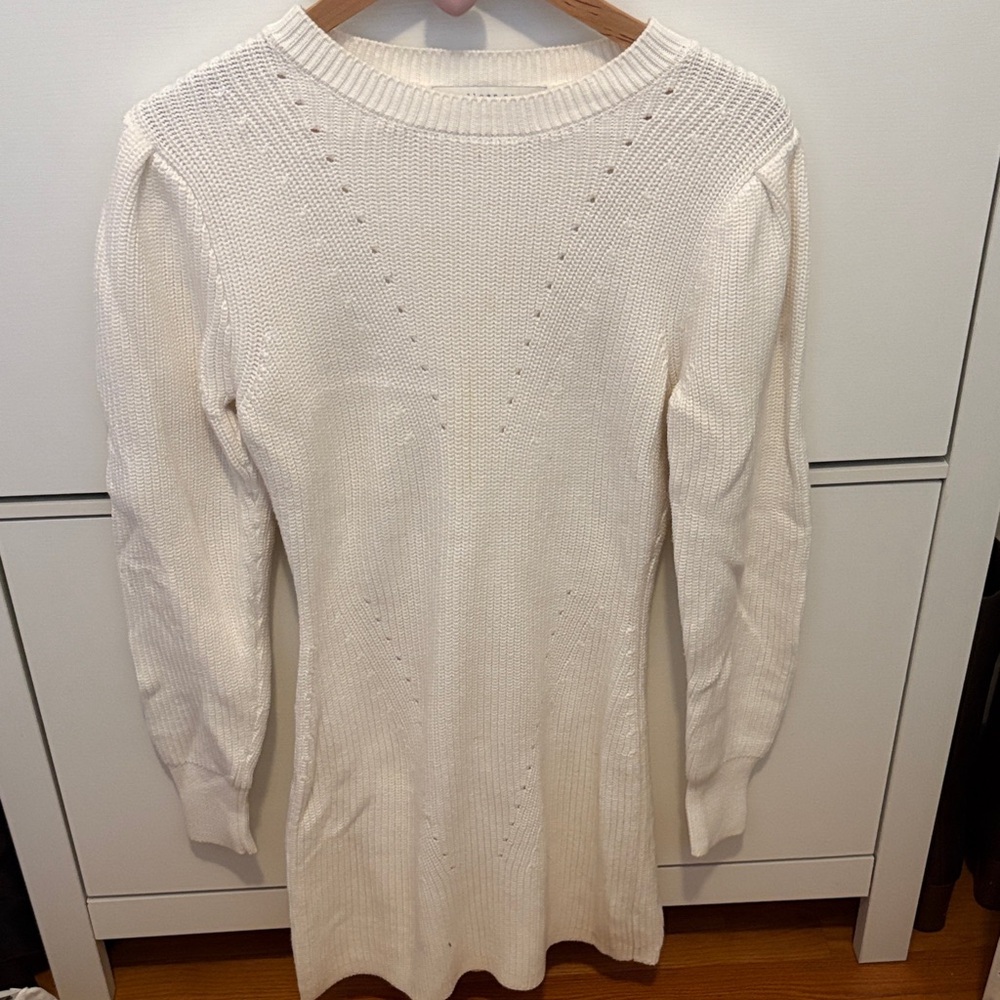 Endless Rose Ivory Long Sleeve Dress